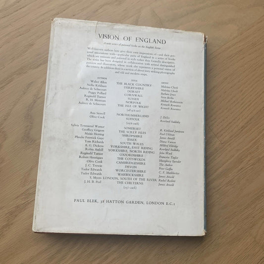 Kent Hardcover Book by Reginald Turnor 1950 Vision of England with Dust Jacket