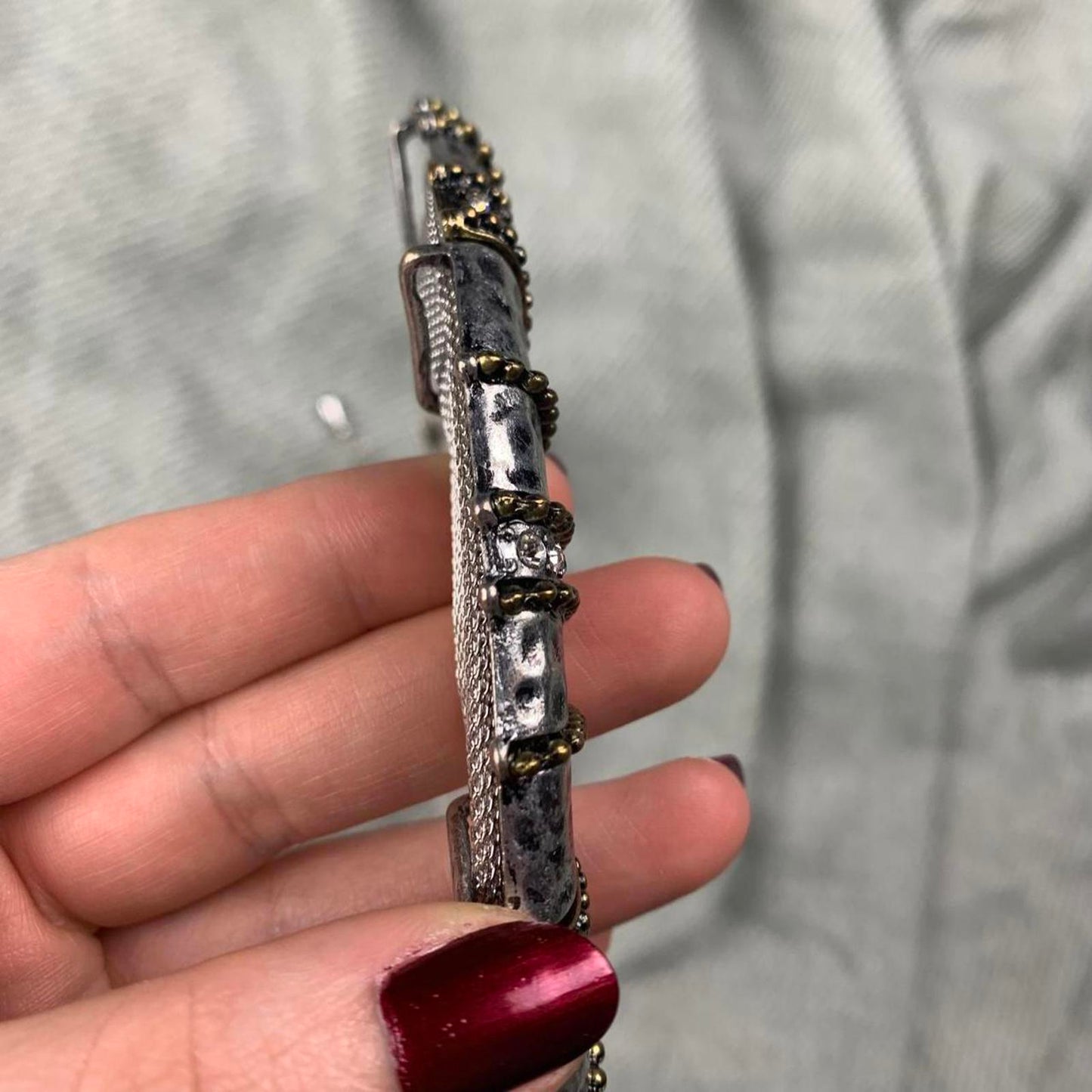Pre-loved Per Una M&S Necklace Silver-tone and Mesh