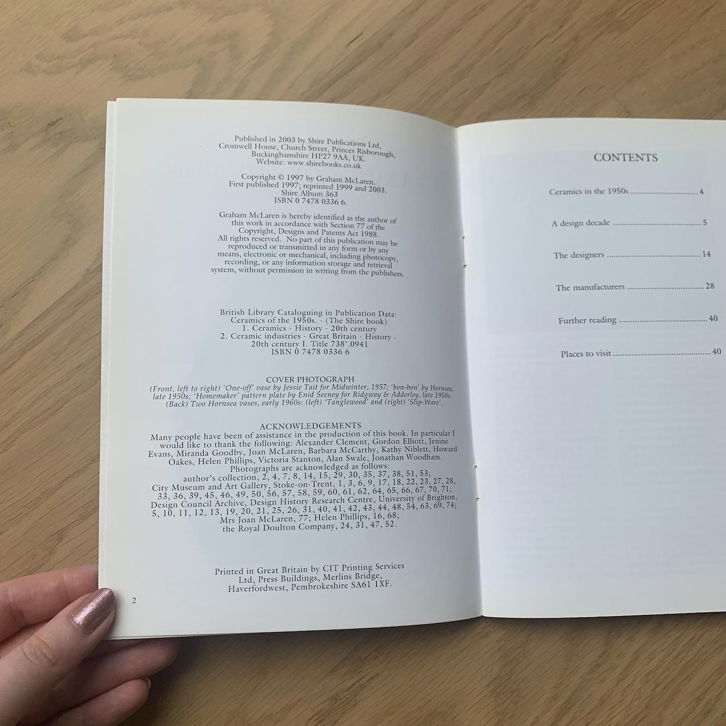 Ceramics of the 1950s by Graham McLaren (Paperback, 2003) The Shire Book