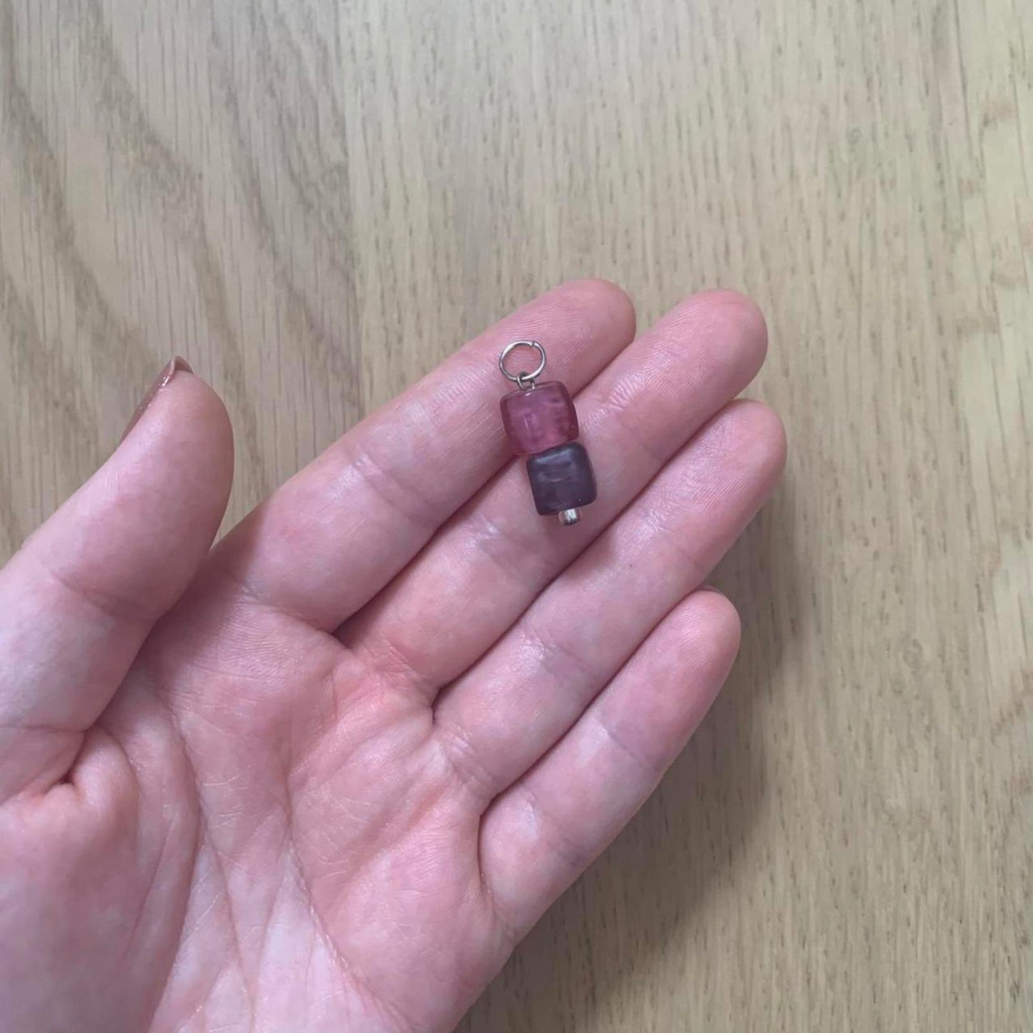 Pink and Purple Charm / Pendant (pre-loved)